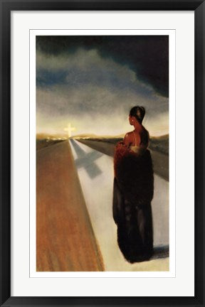 Framed Art The Road by Laurie Cooper | 30 x 17 3/4