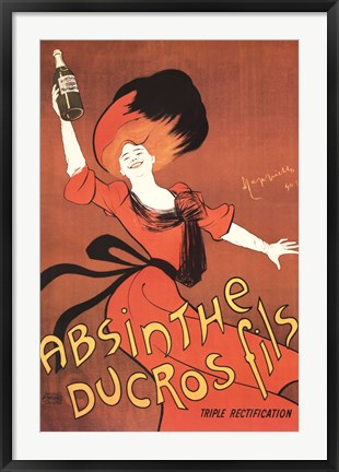Framed Art Absinthe Ducros Fils by Leonetto Cappiello | 36 x 24