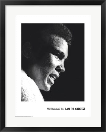 Framed Art Muhammad Ali, the Greatest 24 x 18