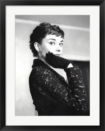 Framed Art Audrey Hepburn 24 x 18