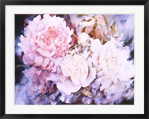 Framed Art Peonies by David Maddern | 24 x 32