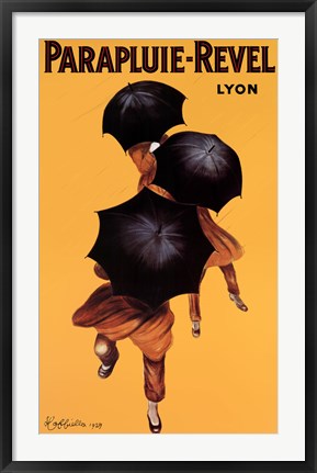 Framed Art Parapluie-Revel by Leonetto Cappiello | 36 x 22