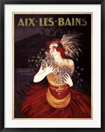 Framed Art Aix-Les-Bains by Leonetto Cappiello | 32 x 24