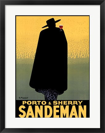Framed Art Sandeman by Georges Massiot | 24 x 17 3/4
