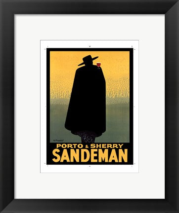 Framed Art Sandeman (mini) by Georges Massiot | 12 x 9