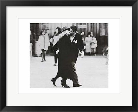 Framed Art The Kiss by Bertram Bahner | 15 3/4 x 19 3/4