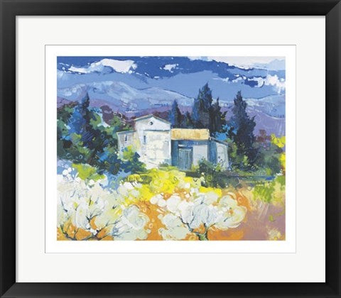 Framed Art Douceur Printaniere by Philippe Janin | 15 3/4 x 19 3/4