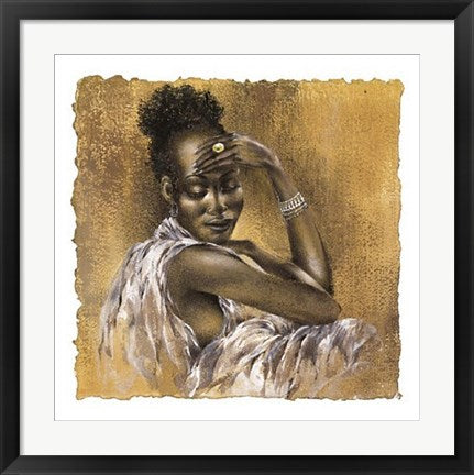 Framed Art Ebony I by Ben Mogador | 23 1/2 x 23 1/2