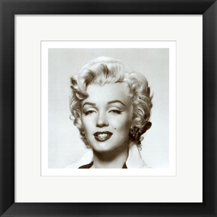 Framed Art Monroe Portrait by Photography Collection | 11 3/4 x 11 3/4