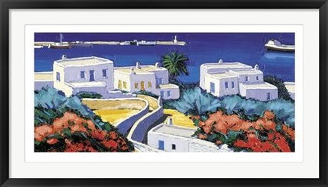 Framed Art Printemps dans les Iles by Jean-Claude Quilici | 19 3/4 x 39 1/2 Ar...