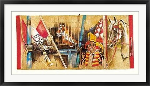 Framed Art Circus Circus by Rolf Knie | 19 3/4 x 39 1/2