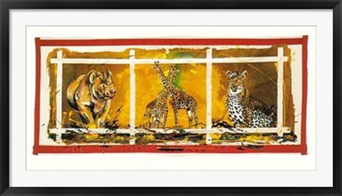 Framed Art In the Wild by Rolf Knie | 19 3/4 x 39 1/2