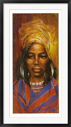 Framed Art Hakuna by Ben Mogador | 39 1/2 x 19 3/4