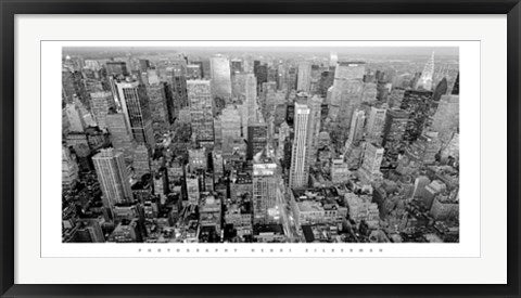 Framed Art Looking Up Fifth Avenue by Henri Silberman | 19 3/4 x 39 1/2