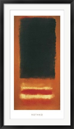 Framed Art Untitled, 1950 by Mark Rothko | 39 1/2 x 19 3/4