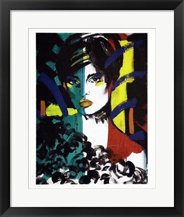 Framed Art Portrait by Rolf Knie | 19 5/8 x 15 5/8