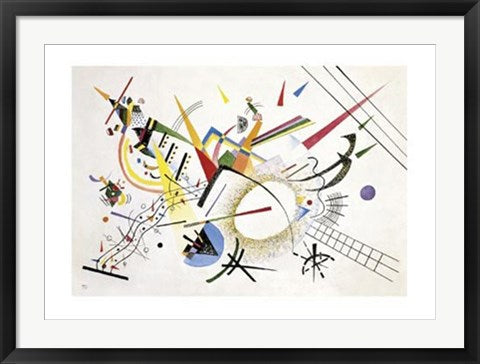 Framed Art Frosty Moon I by Val Garcia | 31 1/2 x 23 1/2