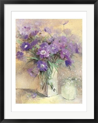 Framed Art Vase of Lilac Flowers by Peter McGowan | 31 1/2 x 23 1/2