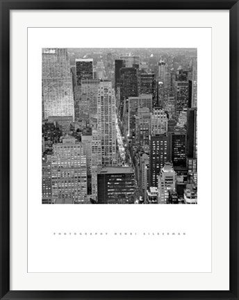 Framed Art Fifth Avenue at Dusk by Henri Silberman | 31 1/2 x 23 1/2