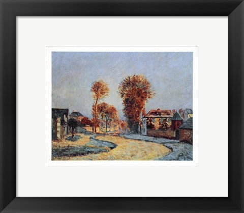 Framed Art Premiere Gelee by Alfred Sisley | 9 1/2 x 11 3/4