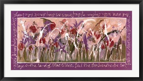 Framed Art Symphony of Grace by Clare Hooper | 19 3/4 x 39 1/2