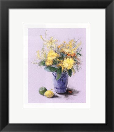 Framed Art Blumenstrauss IV by Mimi Selzner | 11 3/4 x 9 1/2