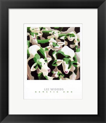 Framed Art Genetic Zoo II by Lee Woods | 11 3/4 x 9 1/2