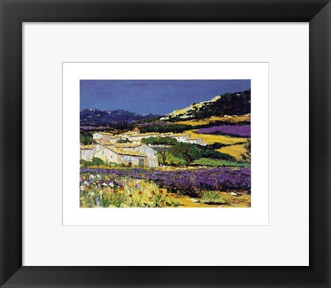 Framed Art Verdolier by Ernest Audibert | 9 1/2 x 11 3/4