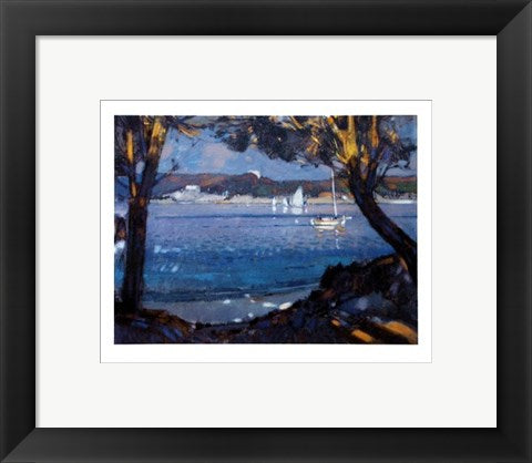 Framed Art Reveries dans les Iles by Herve Fenouil | 9 1/2 x 11 3/4