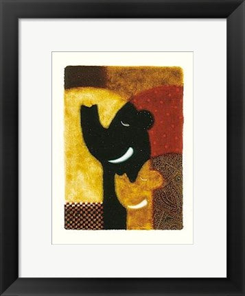 Framed Art Mother and Child by Govinder Nazran | 11 3/4 x 9 1/2