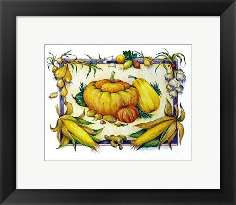 Framed Art Pumpkins by Monika Broeske | 9 1/2 x 11 3/4