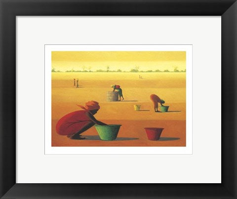 Framed Art Woman's Work by Tilly Willis | 9 1/2 x 11 3/4