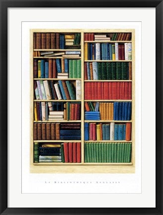 Framed Art La Bibliotheque Anglaise by Gary Walton | 27 1/2 x 19 3/4
