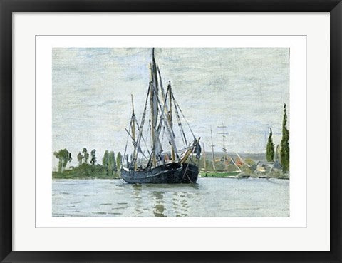 Framed Art Chasse-Maree a l'Ancre by Claude Monet | 19 3/4 x 27 1/2