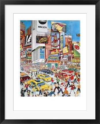 Framed Art Times Square by Susannah MacDonald | 25 3/8 x 19 3/4