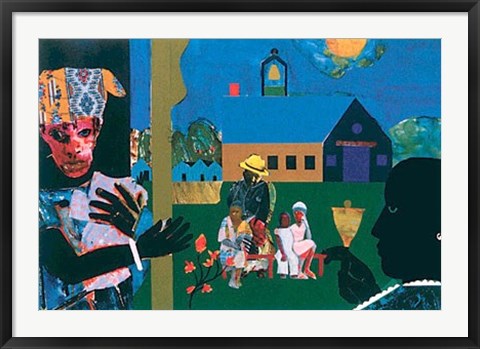 Framed Art School Bell Time by Romare Bearden | 35 x 43 7/8