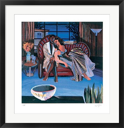 Framed Art Saturday Night by Gigi Boldon | 23 1/2 x 22
