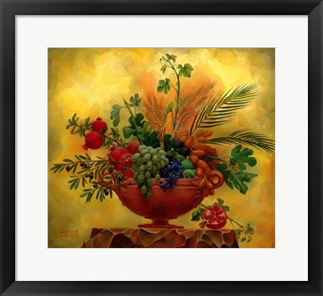 Framed Art Seven Species by Deborah Kotovsky | 11 5/8 x 16 ½