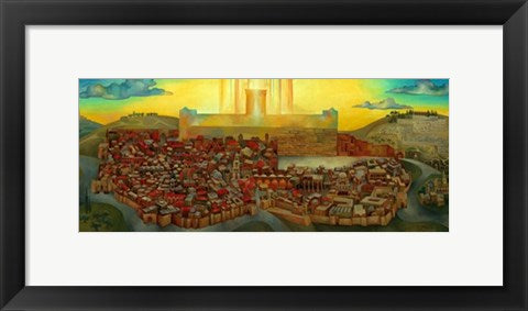 Framed Art Jerusalem by Deborah Kotovsky | 11 3/4 x 16 1/2