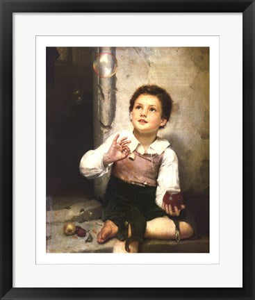 Framed Art Bubbles by Franz Thone | 20 x 16