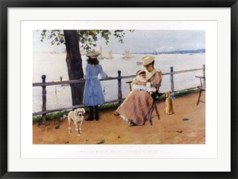 Framed Art Afternoon by the Sea by William Merritt Chase | 24 x 34