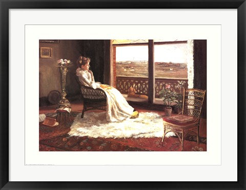 Framed Art Mrs. Chandler in Her Room by Robert Jenkins Onderdonk