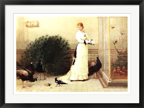 Framed Art In the Conservatory by Heywood Hardy | 20 x 30