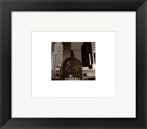 Framed Art World Financial Center by Walter Gritsik | 7 3/4 x 9 3/4