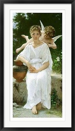 Framed Art Premiers Amours by William-Adolphe Bouguereau | 39 1/2 x 19 3/4 Art...