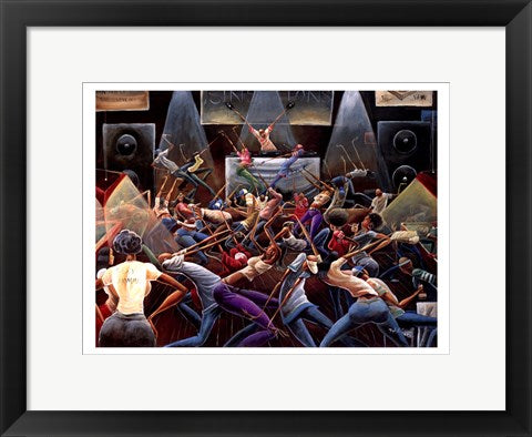 Framed Art Jump Off (medium) by Frank Morrison | 12 x 16