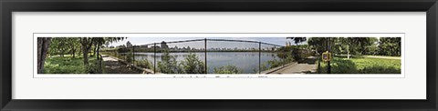Framed Art Central Park - The Reservoir, NYC by Pierre Hebert | 5 1/8 x 39 3/4...