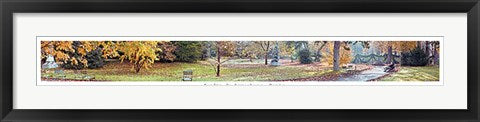 Framed Art Jardin du Luxembourg, Paris by Pierre Hebert | 5 1/8 x 39 3/4 Art P...