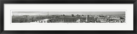 Framed Art Paris (B&W) by Pierre Hebert | 5 1/8 x 39 3/4