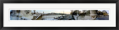 Framed Art Pont Alexandre III, Paris by Pierre Hebert | 5 1/8 x 39 3/4
